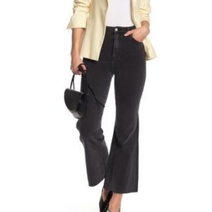 Rolla’s Black High Rise Crop Flare Jeans SZ 32